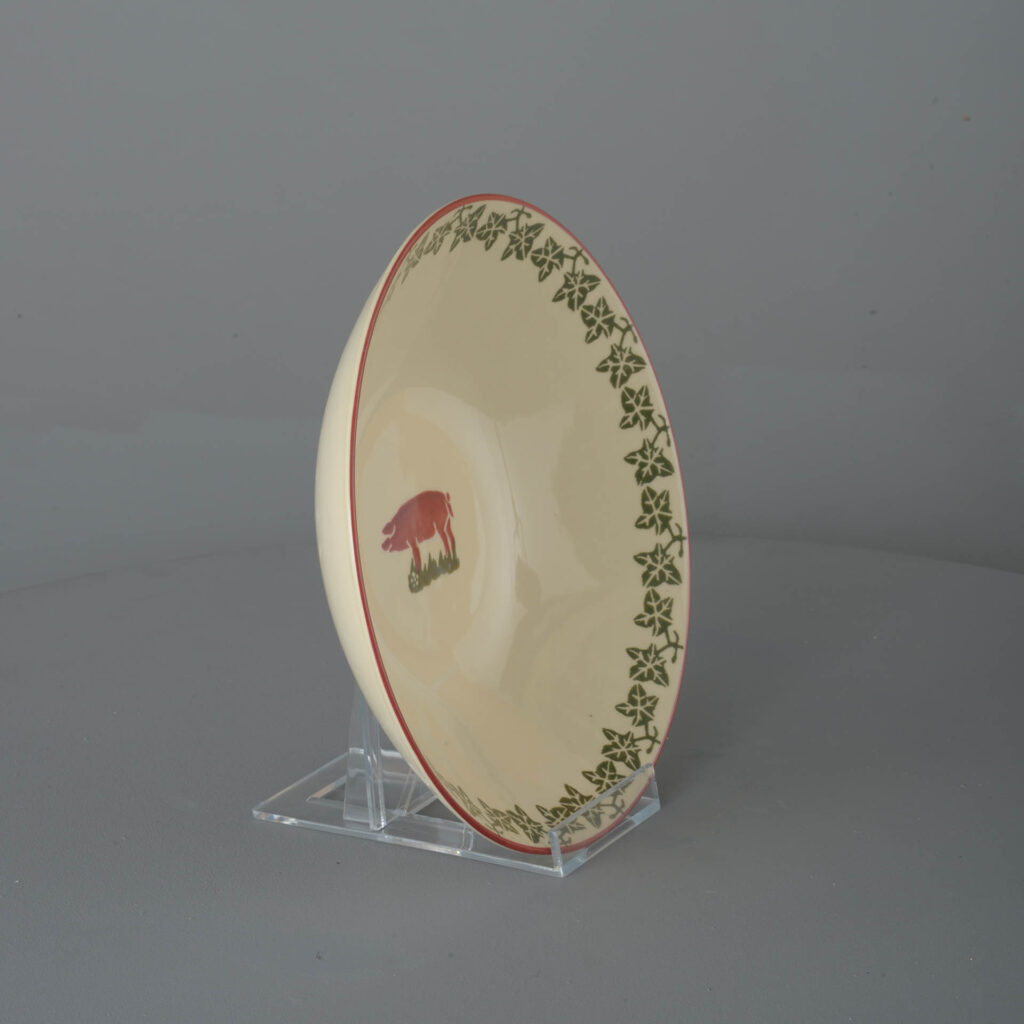 Pink Pig Pasta plate - Large