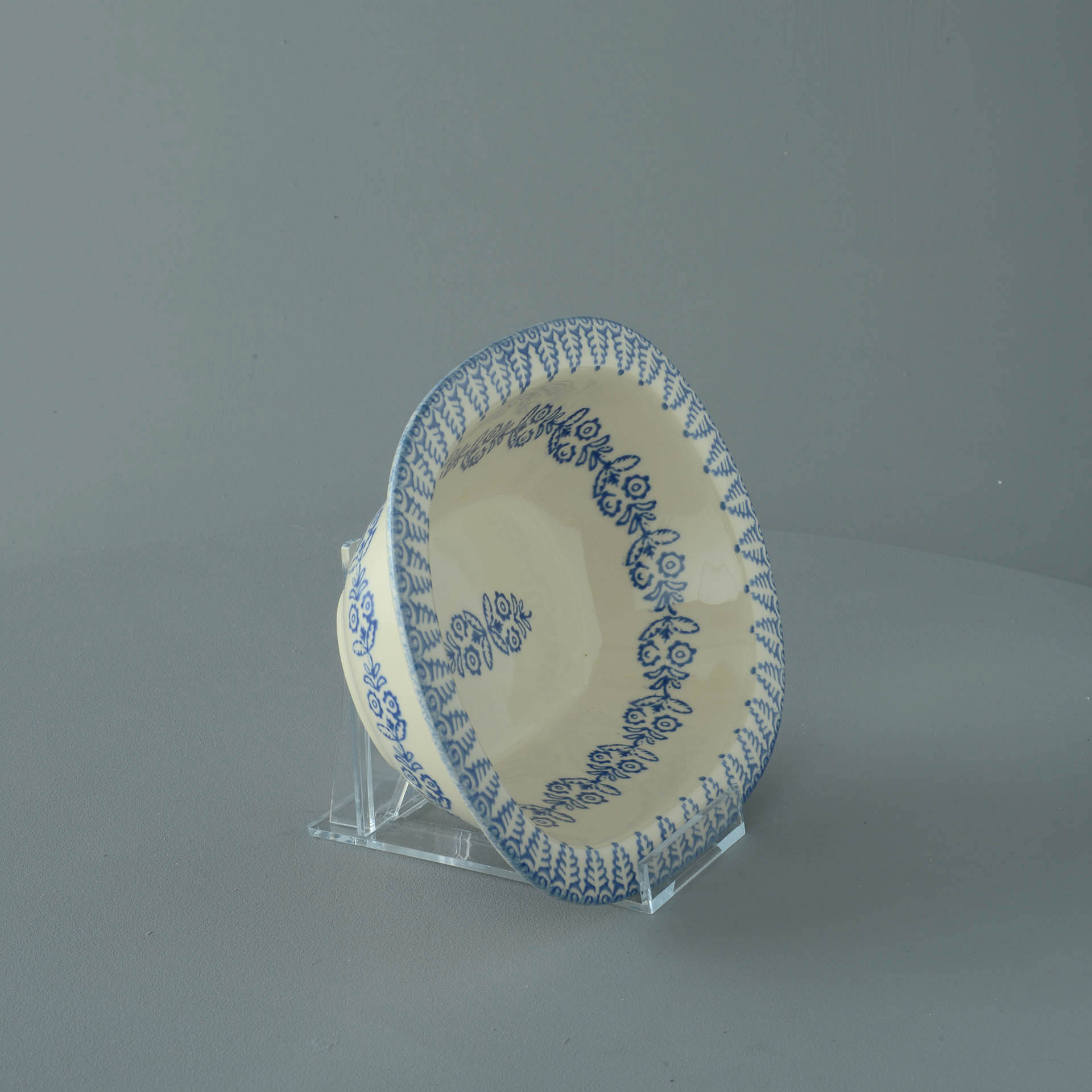 Lacey Blue Pie Dish - Standard