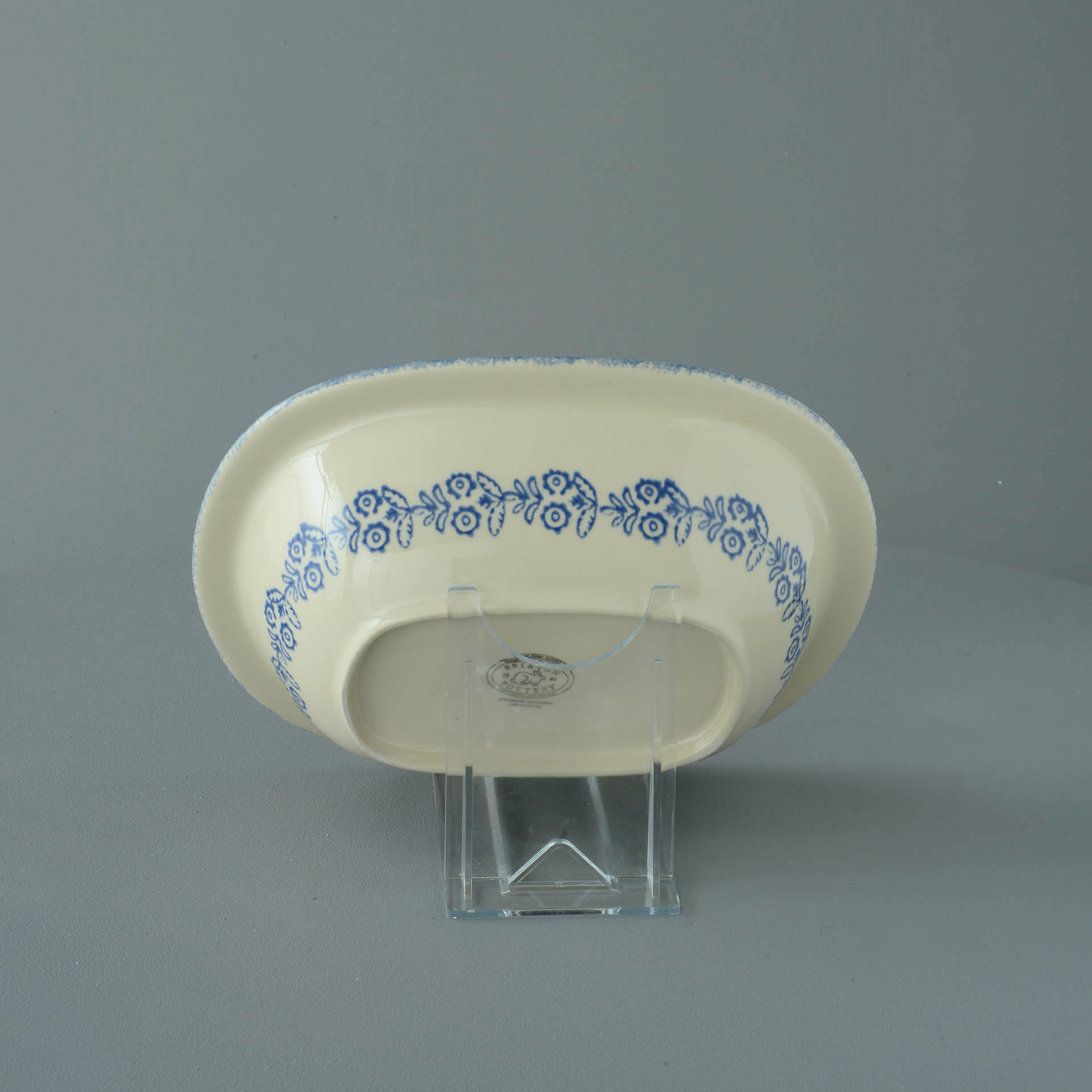 Lacey Blue Pie Dish - Standard