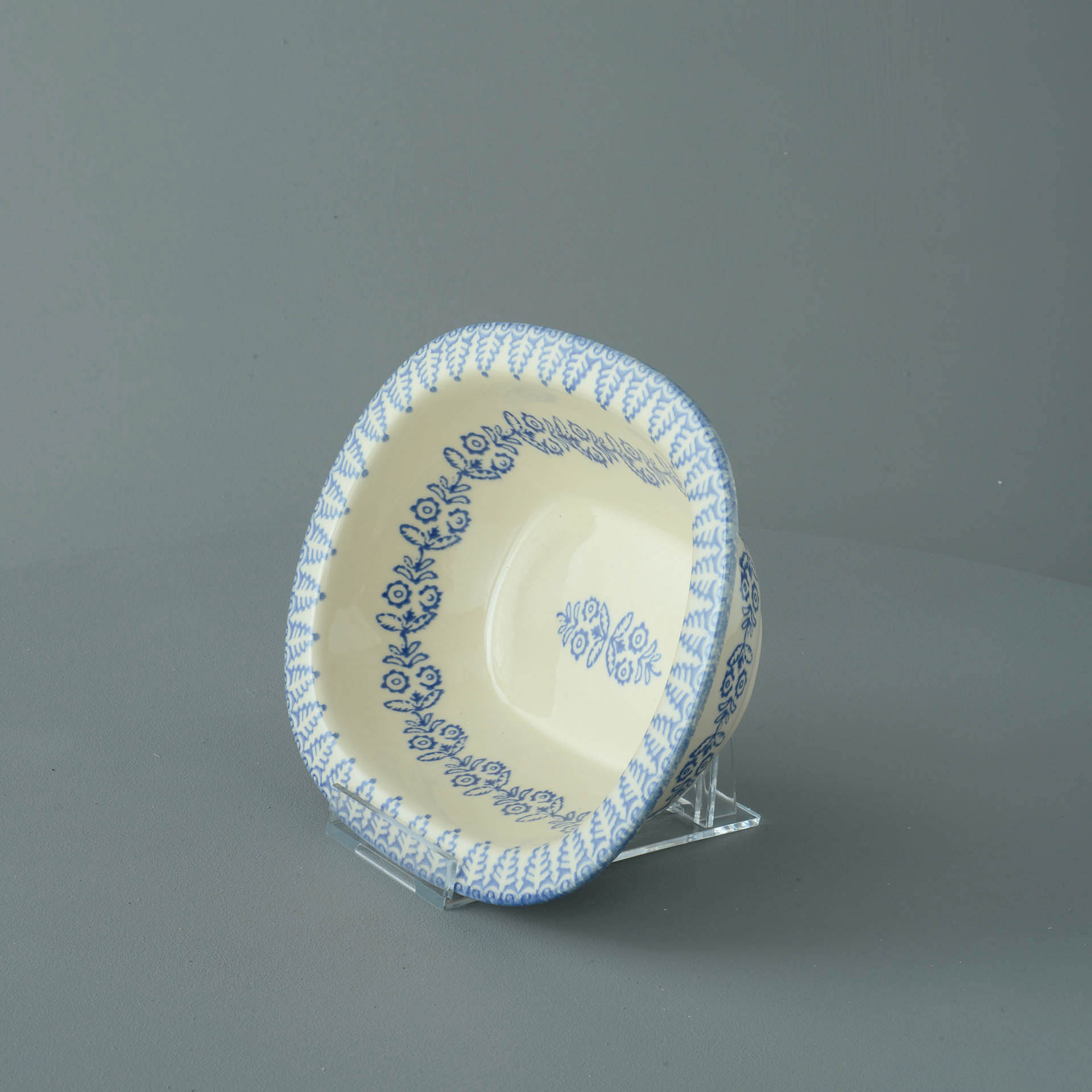 Lacey Blue Pie Dish - Standard