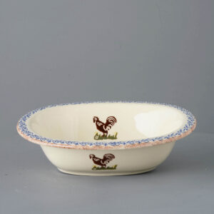 Cock & Hen Pie Dish - Large