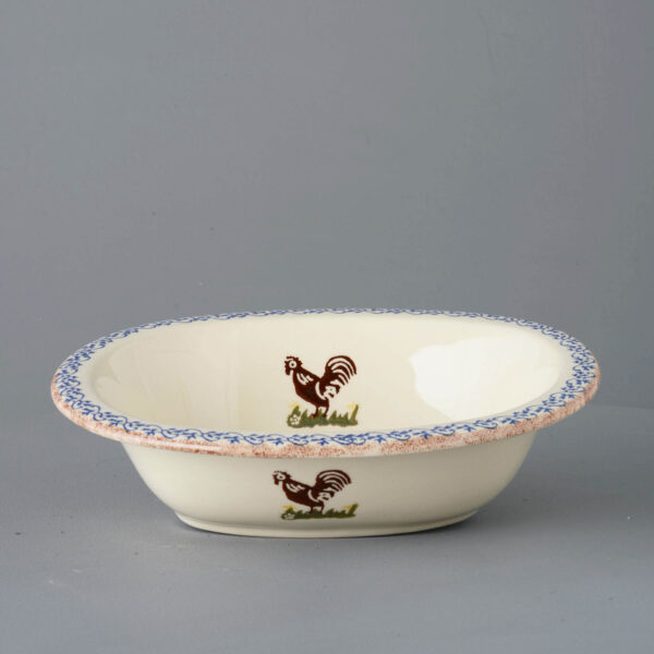 Cock & Hen Pie Dish - Large
