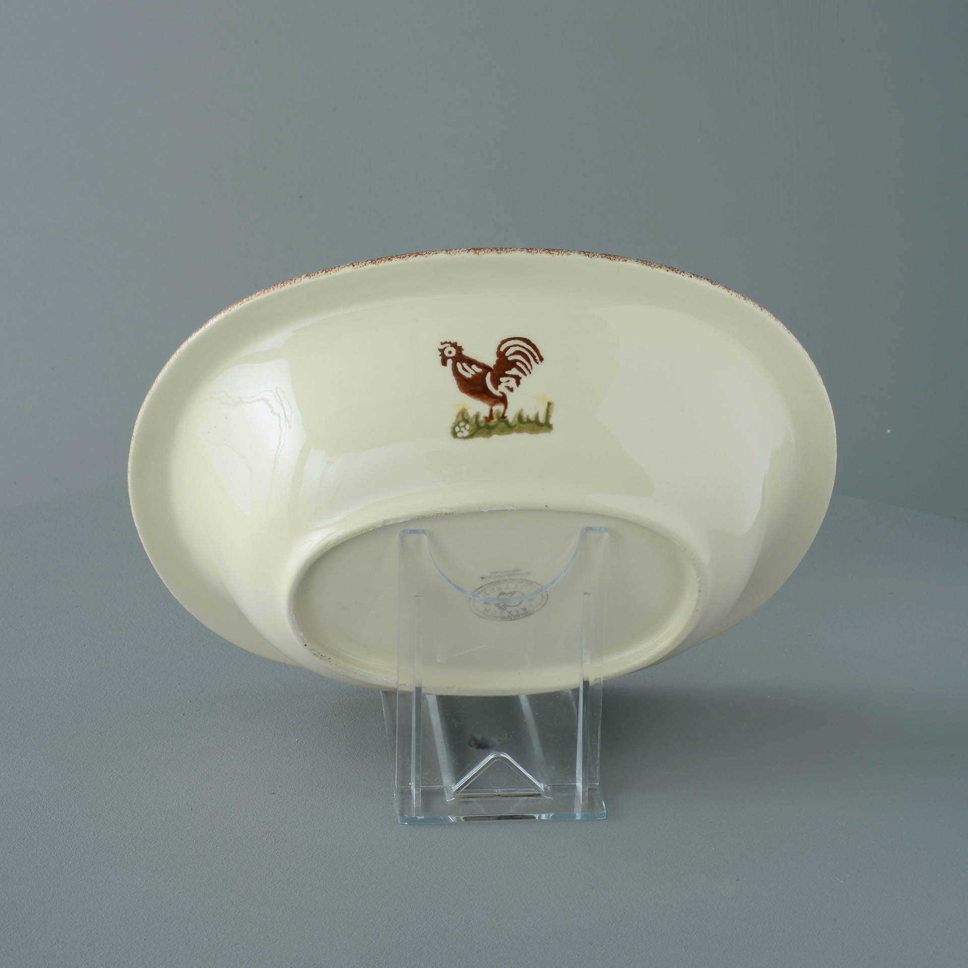 Cock & Hen Pie Dish - Large