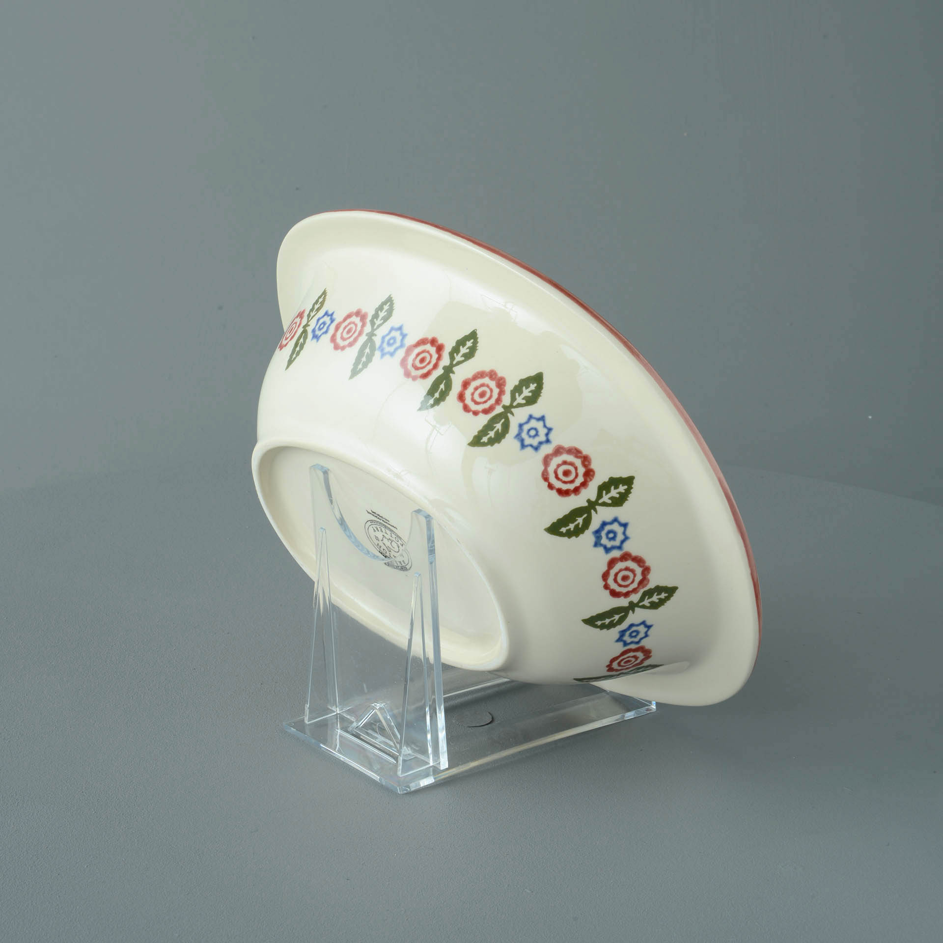 Victorian Floral Pie Dish - Large