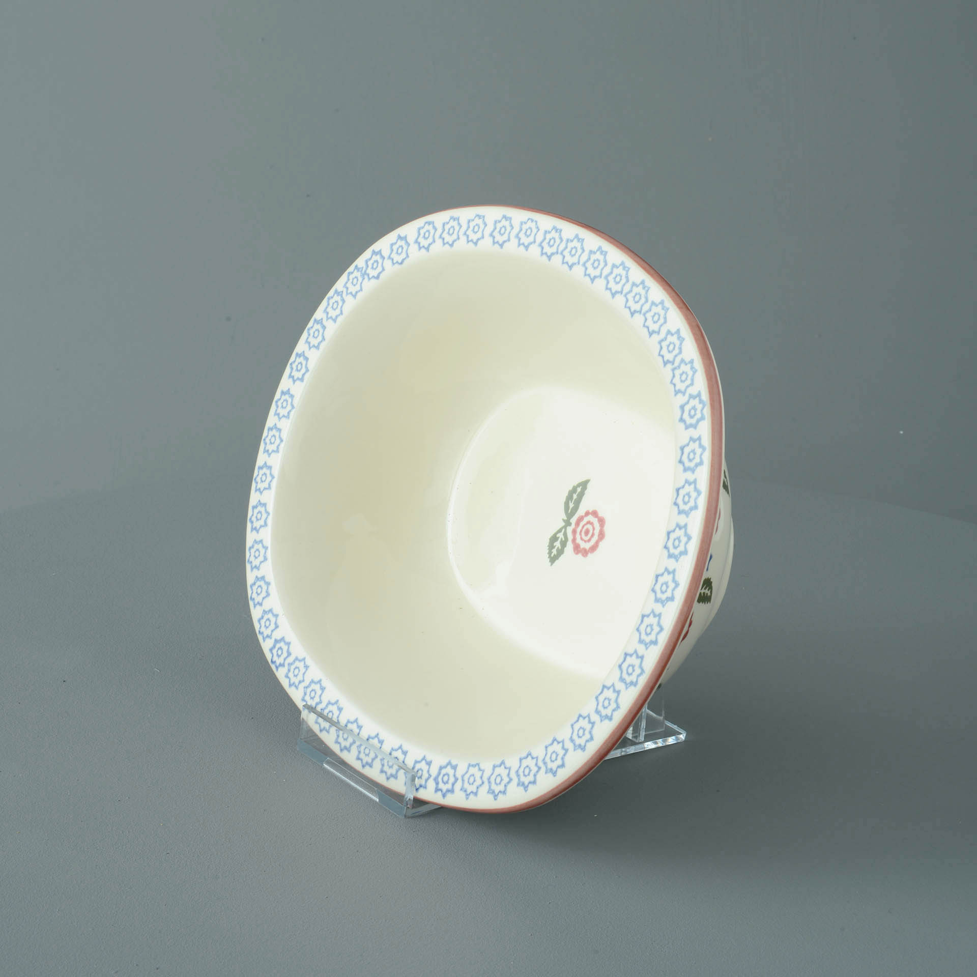 Victorian Floral Pie Dish - Large