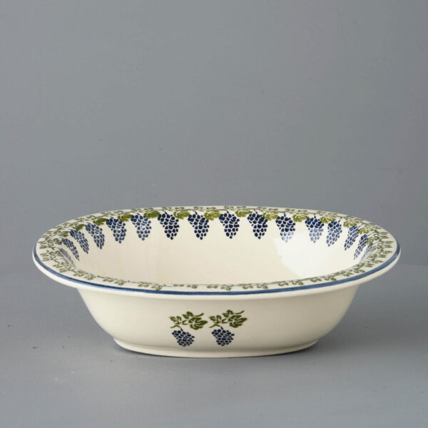 Grapes And Vine Pie Dish - Large