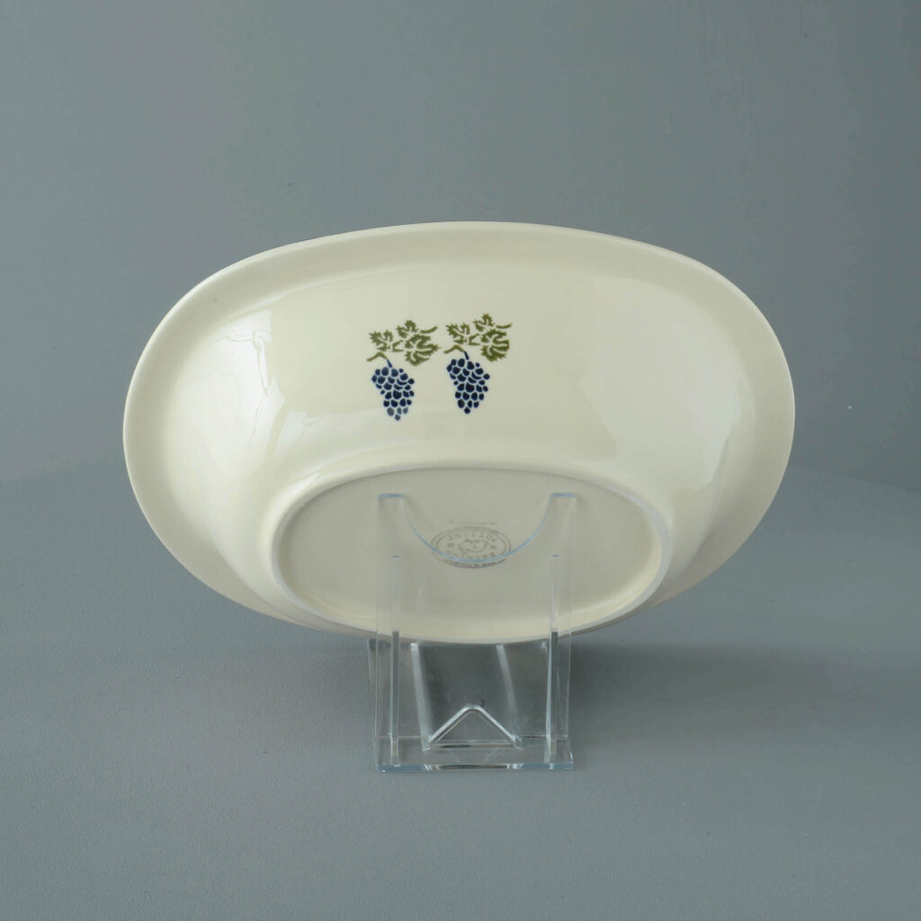 Grapes And Vine Pie Dish - Large