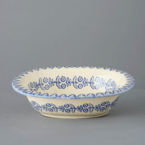 Lacey Blue Pie Dish - Large