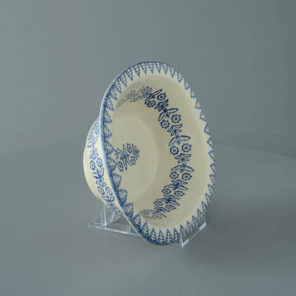 Lacey Blue Pie Dish - Large