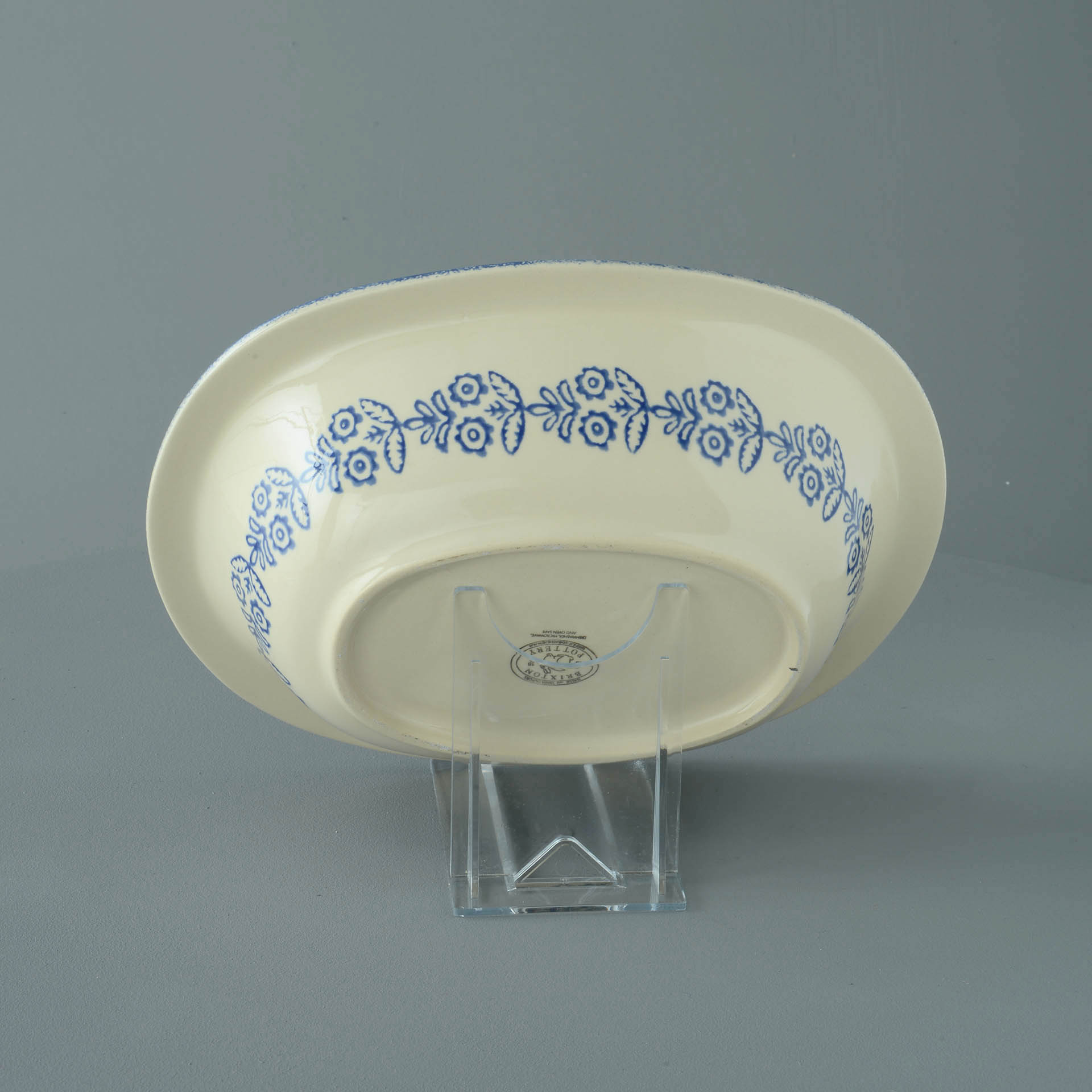 Lacey Blue Pie Dish - Large