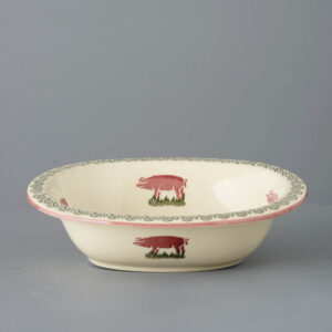 Pink Pig Pie Dish - Large