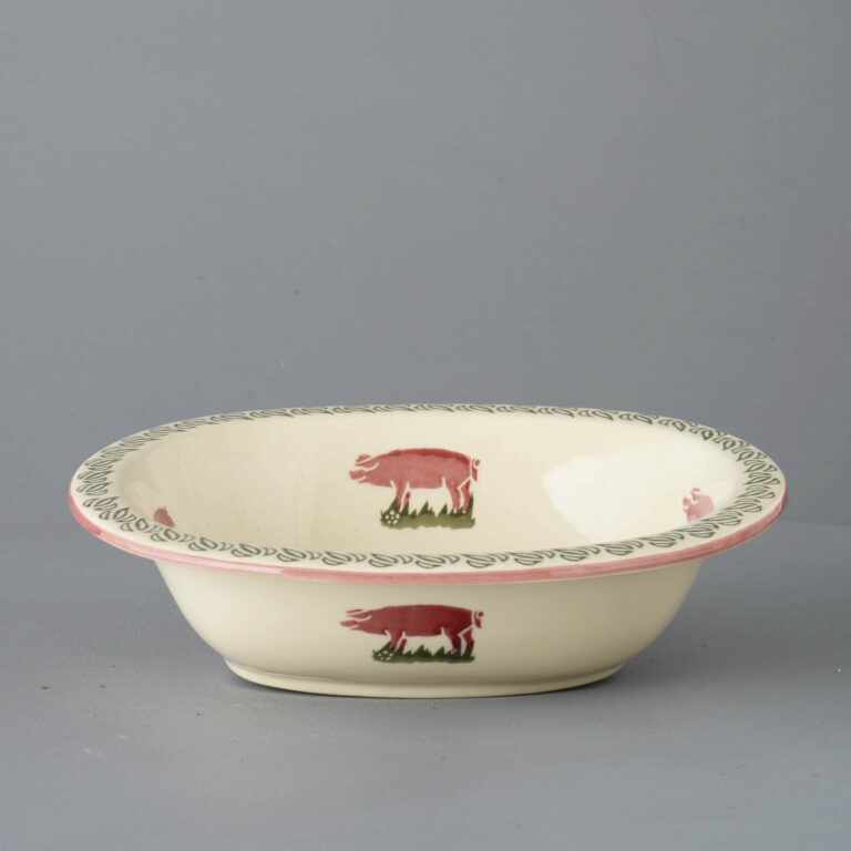 Pink Pig Pie Dish – Large