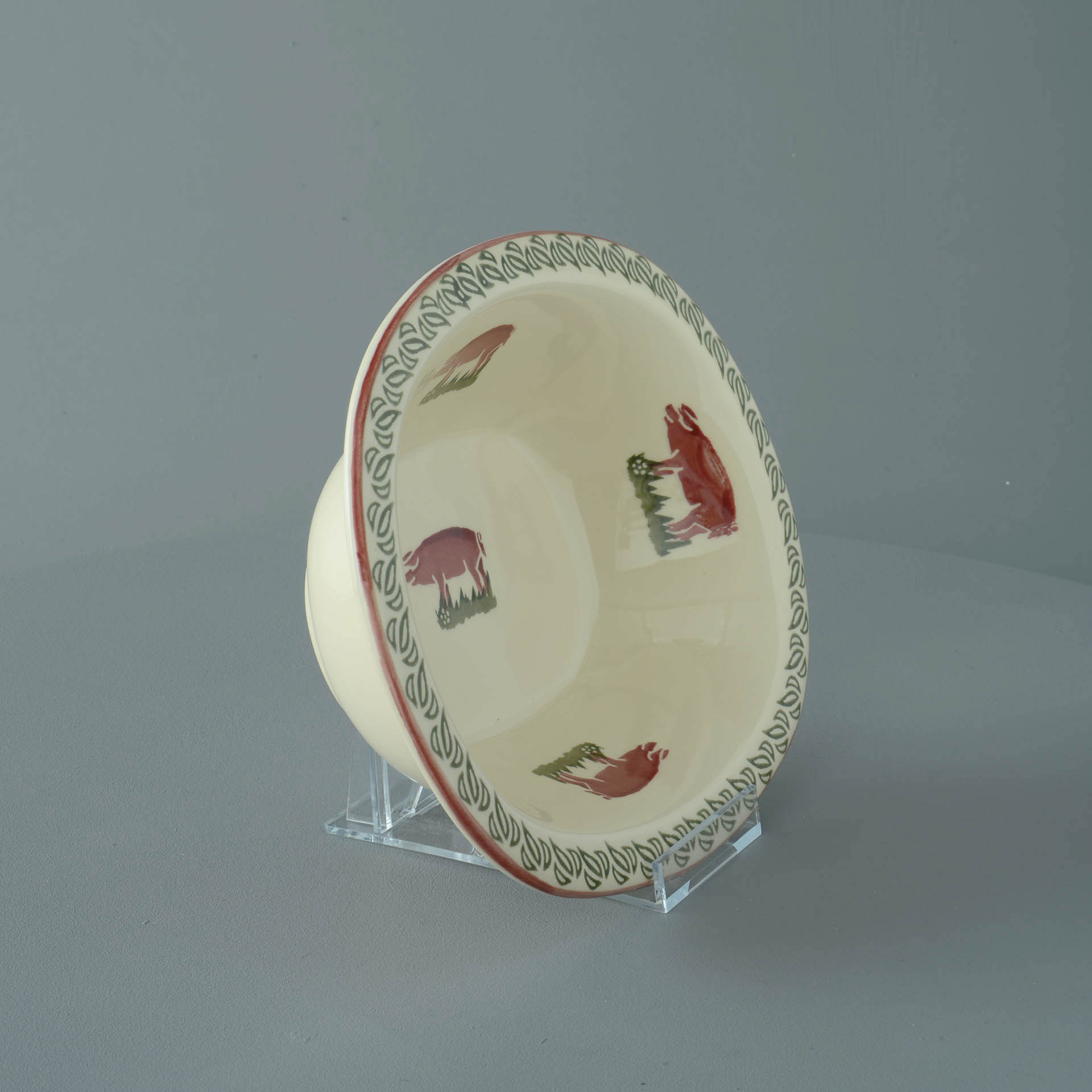 Pink Pig Pie Dish - Large