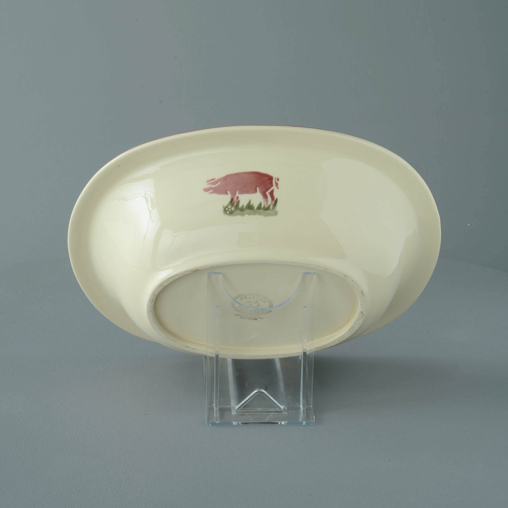 Pink Pig Pie Dish - Large