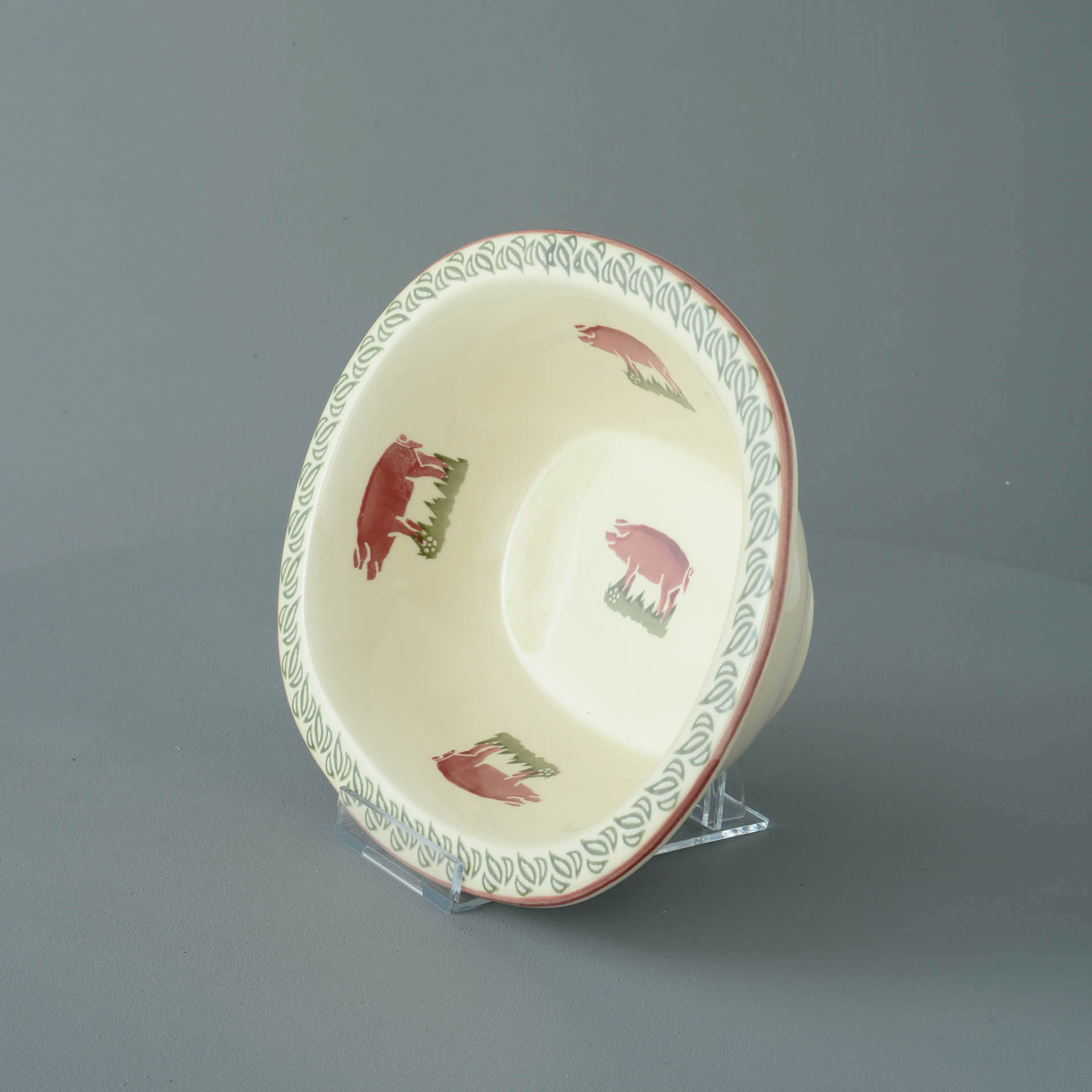 Pink Pig Pie Dish - Large
