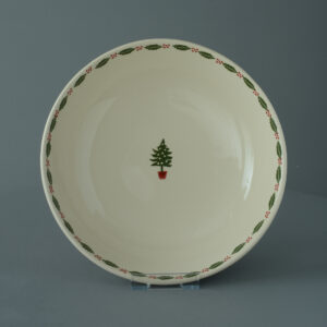 Christmas Tree Serving Dish Round