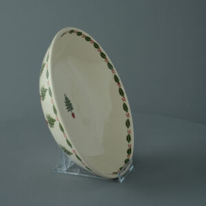 Christmas Tree Serving Dish Round