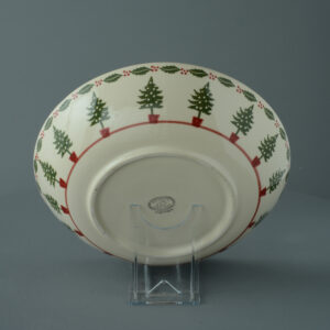 Christmas Tree Serving Dish Round