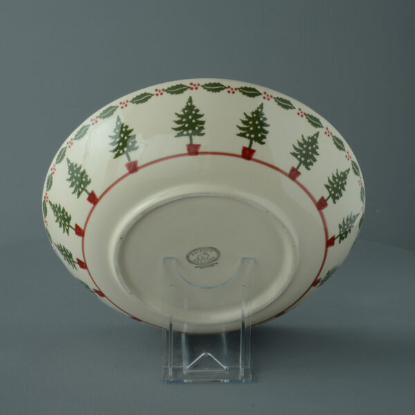 Christmas Tree Serving Dish Round
