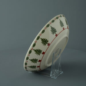 Christmas Tree Serving Dish Round