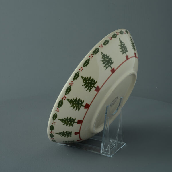 Christmas Tree Serving Dish Round