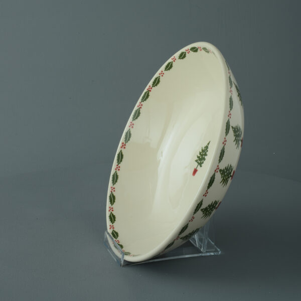 Christmas Tree Serving Dish Round