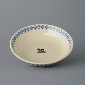 Cow Serving Dish Round