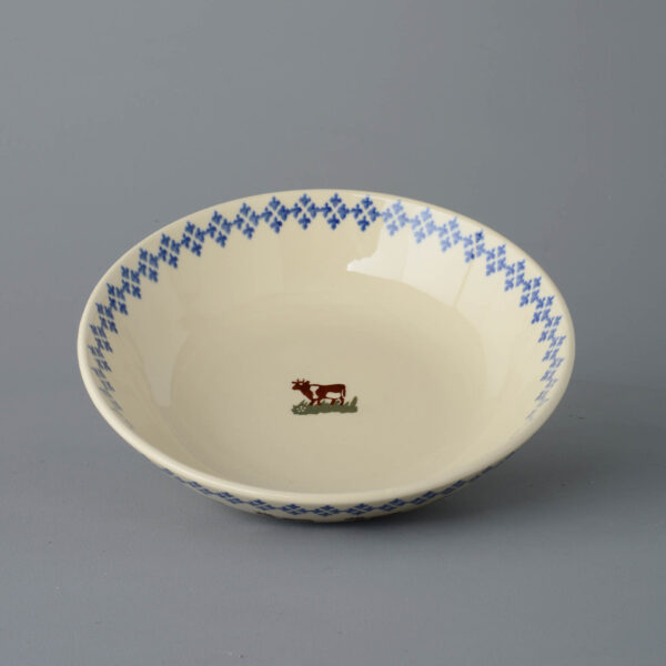 Cow Serving Dish Round