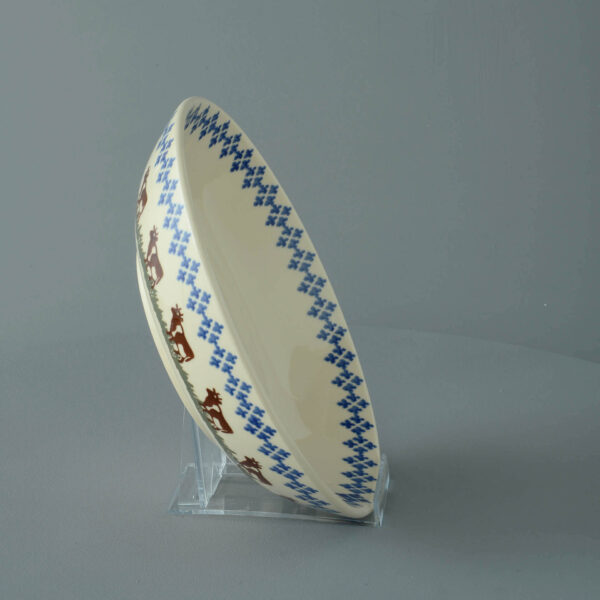 Cow Serving Dish Round