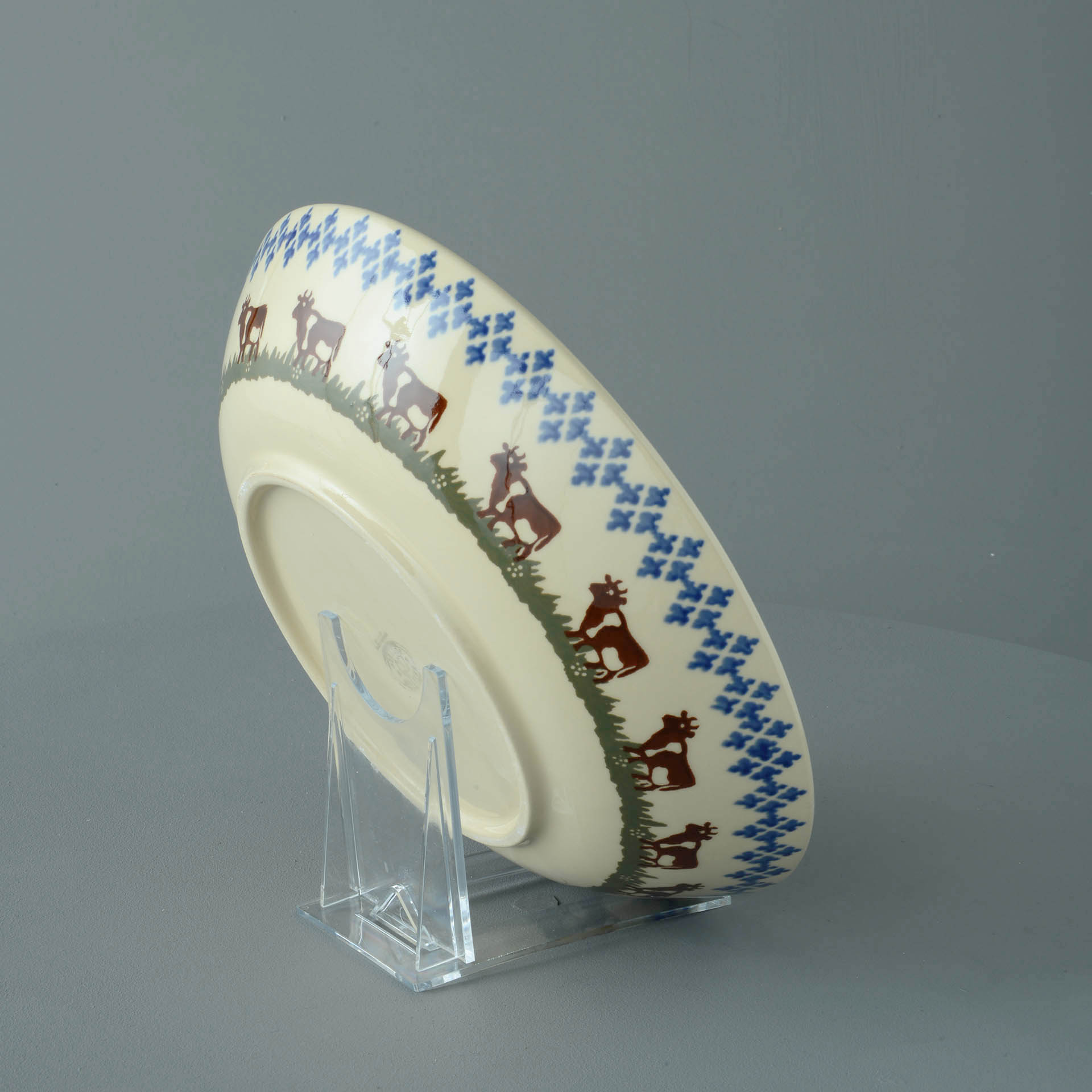 Cow Serving Dish Round