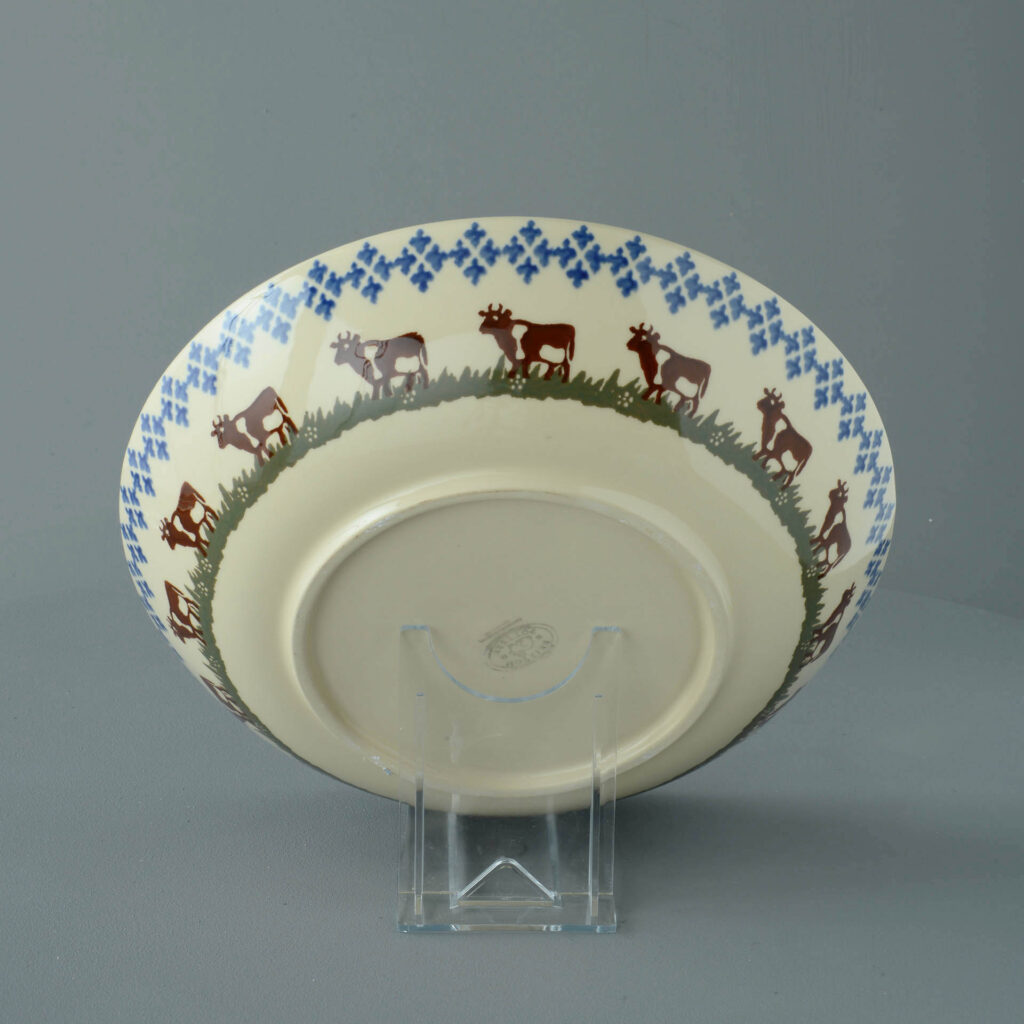 Cow Serving Dish Round