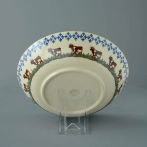 Cow Serving Dish Round
