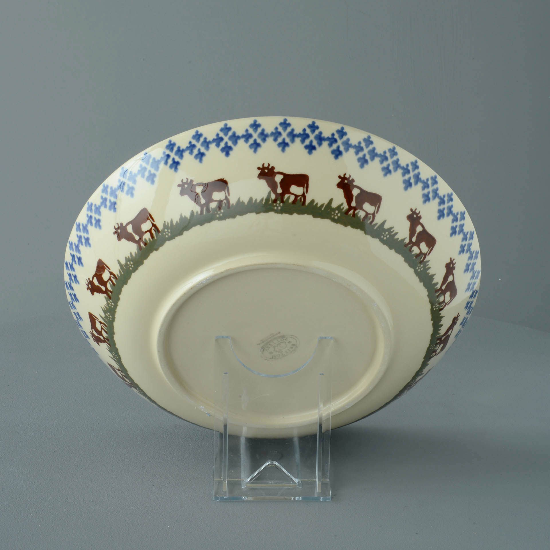 Cow Serving Dish Round