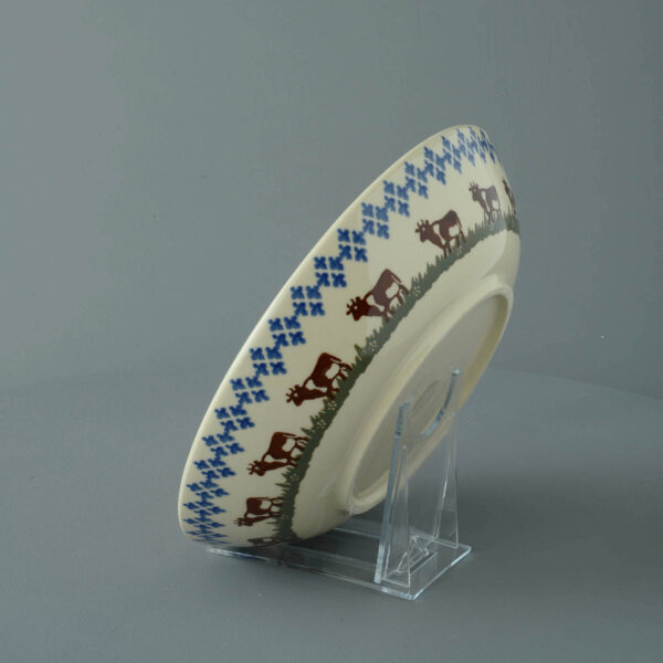 Cow Serving Dish Round