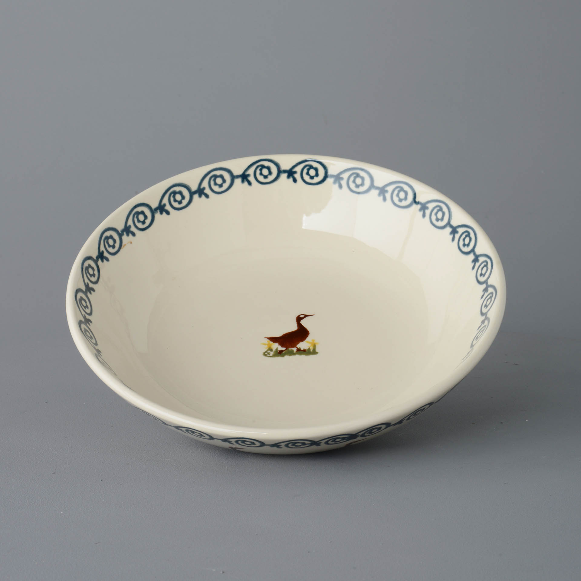 Duck Serving Dish Round