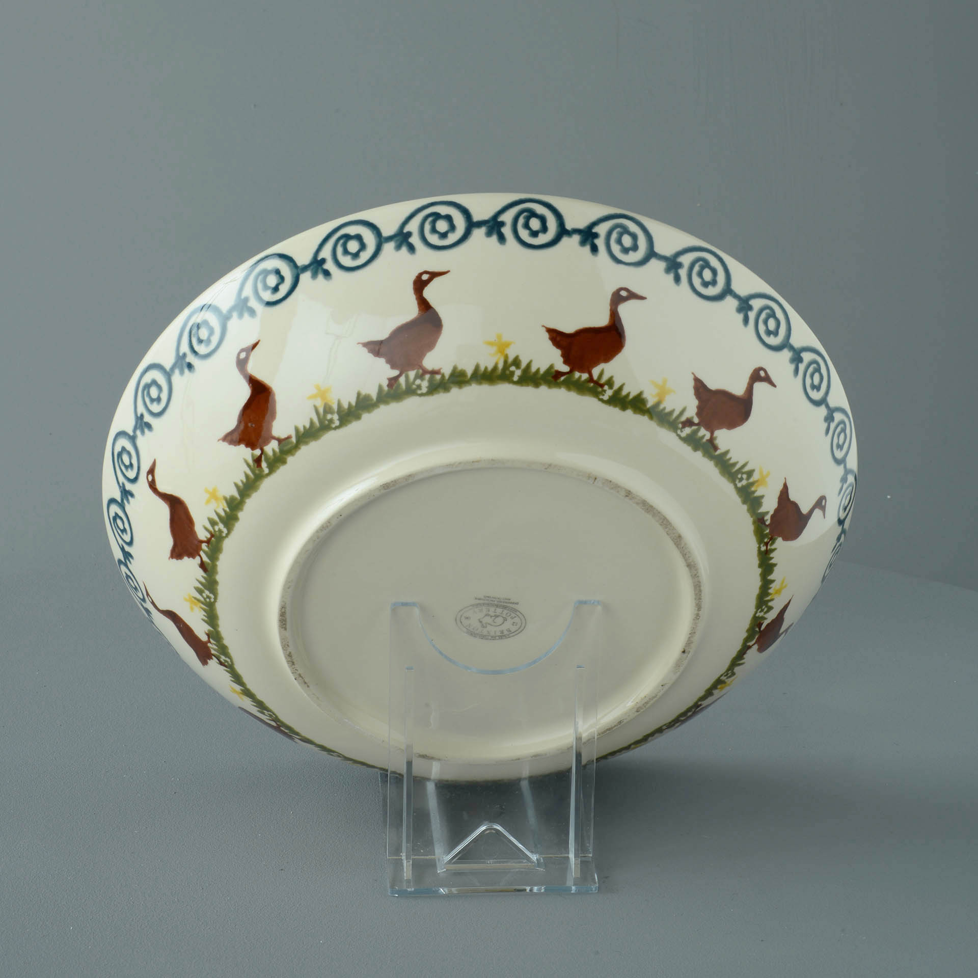 Duck Serving Dish Round