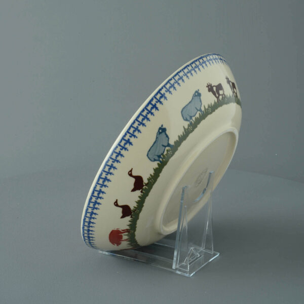 Farm Animal Serving Dish Round