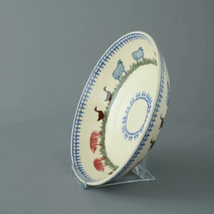 Farm Animal Serving Dish Round