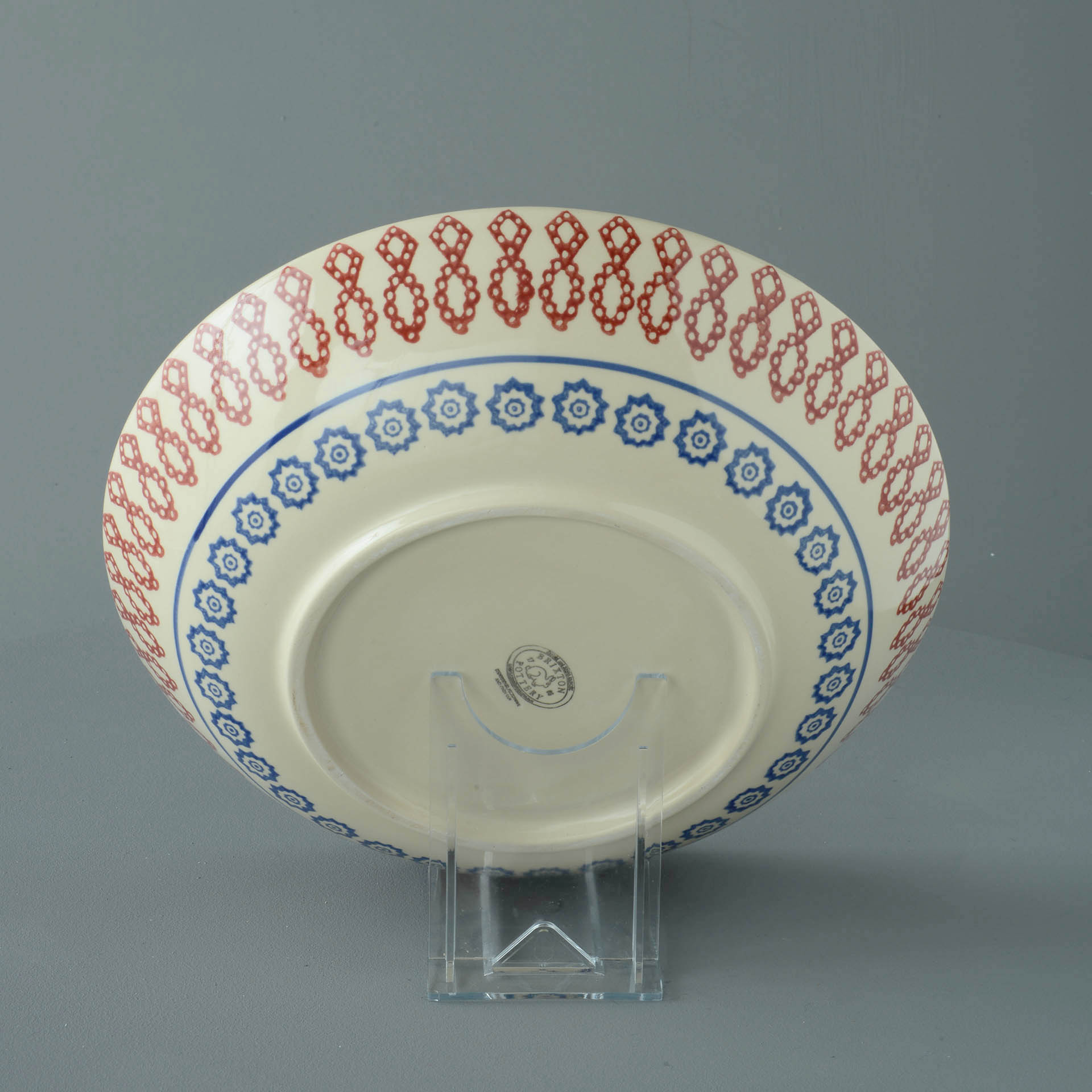 Victorian Floral Serving Dish Round