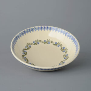 Floral Garland Serving Dish Round
