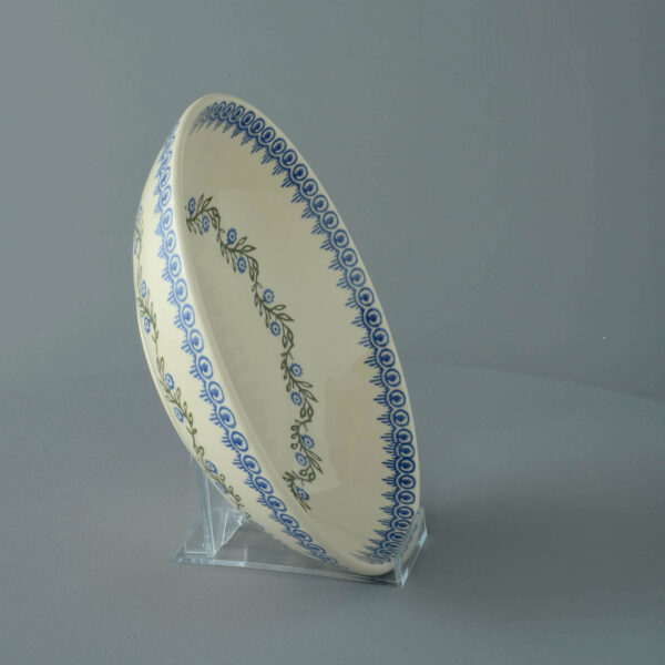 Floral Garland Serving Dish Round