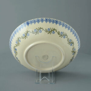 Floral Garland Serving Dish Round
