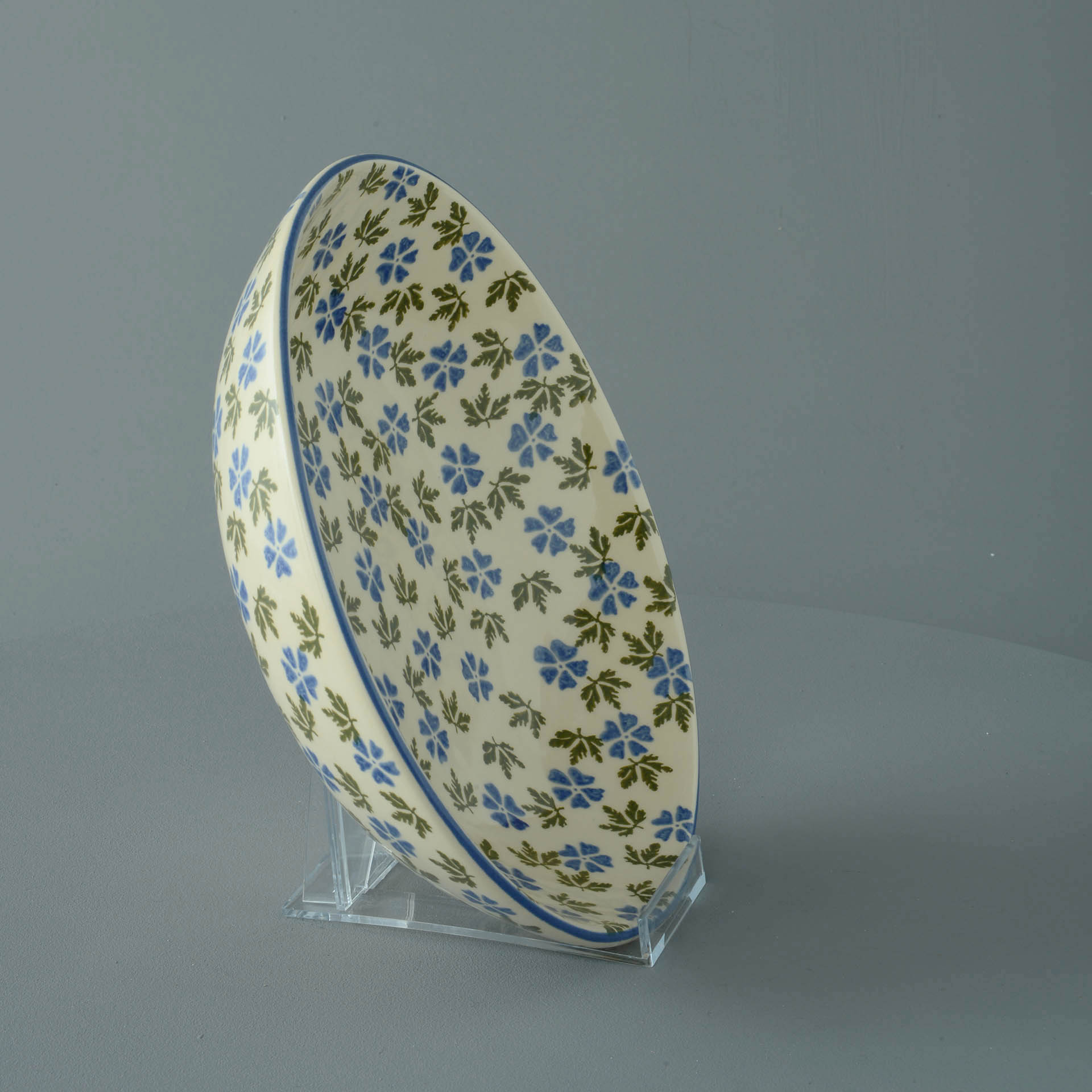 Geranium Serving Dish Round