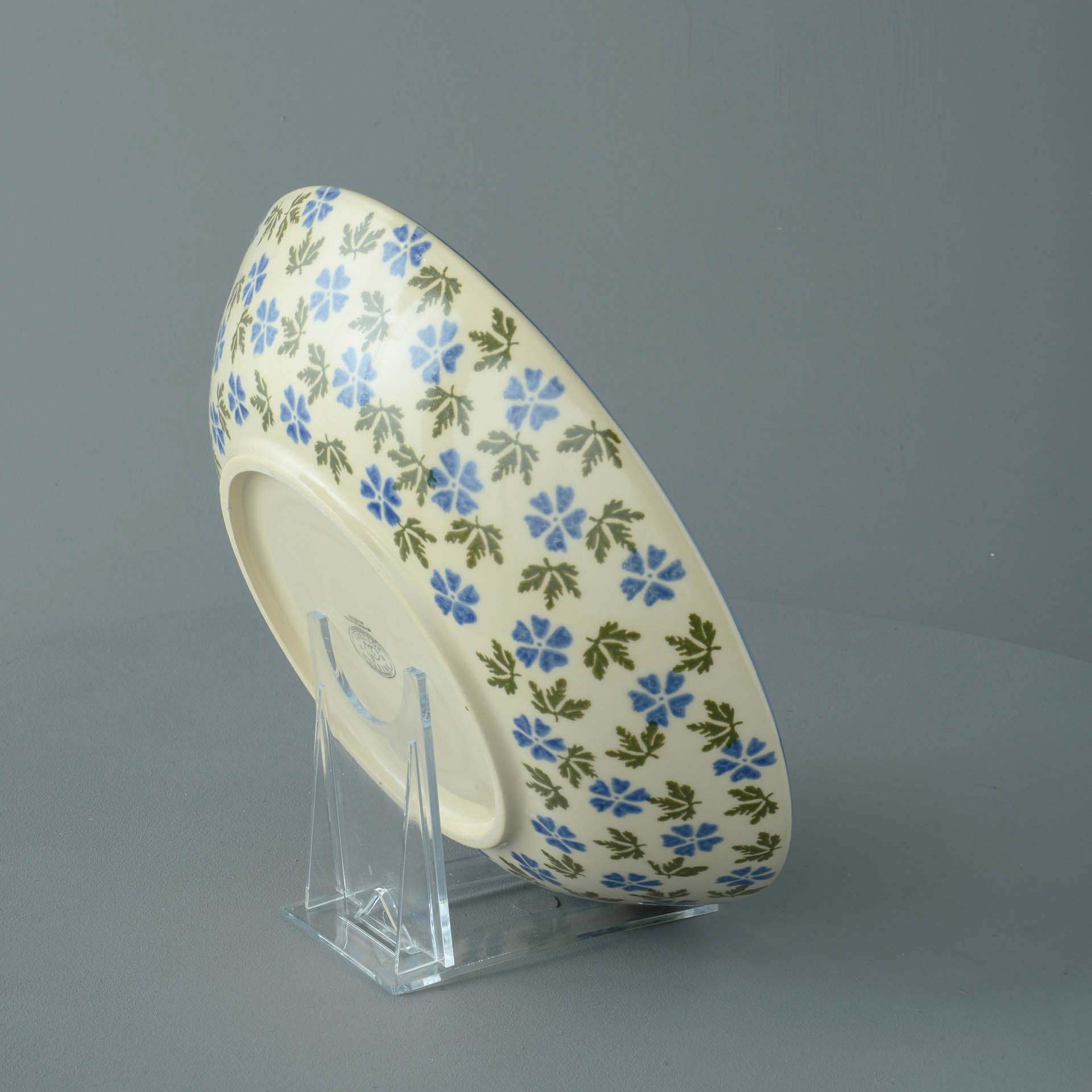 Geranium Serving Dish Round