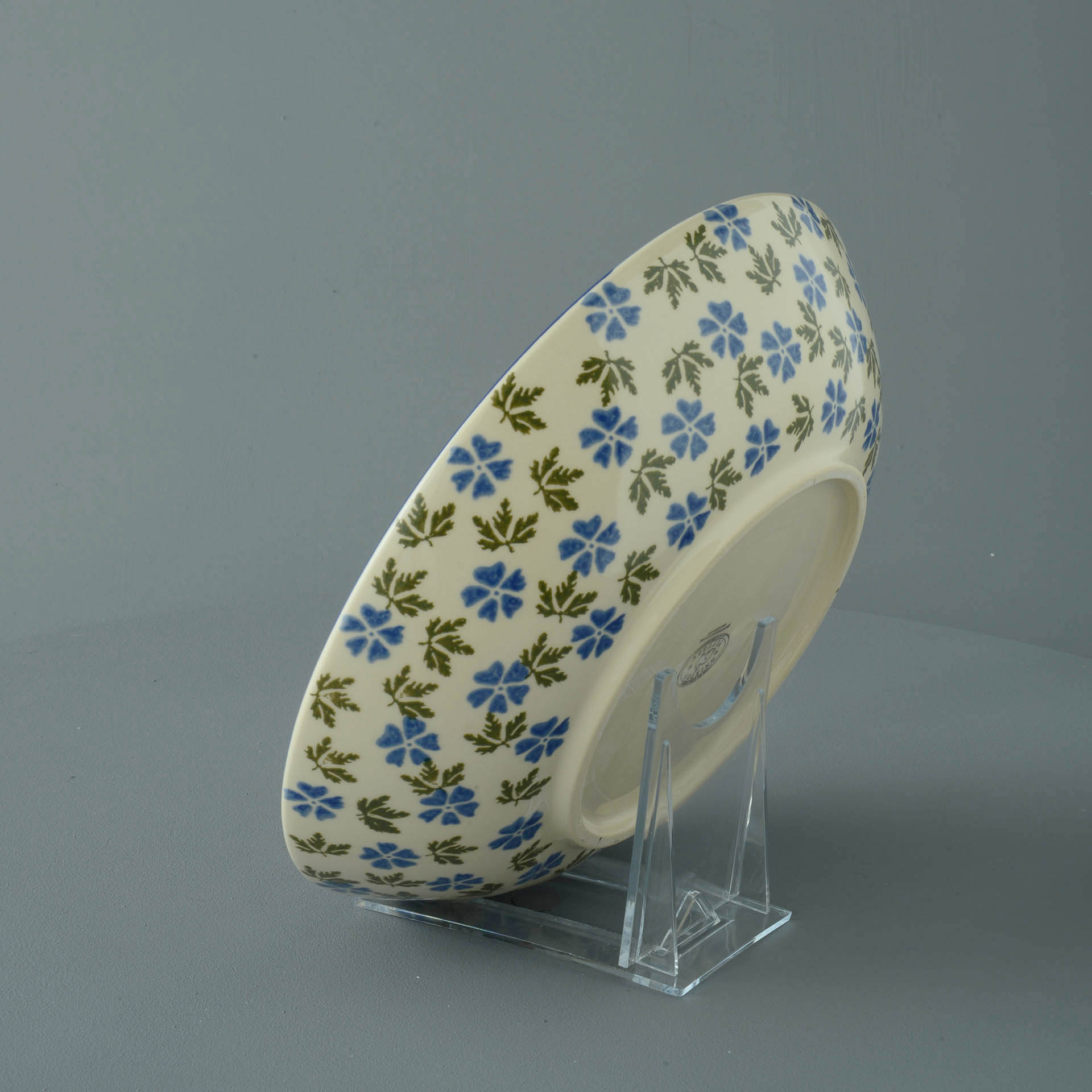 Geranium Serving Dish Round