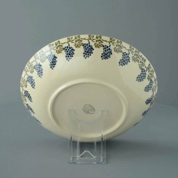 Grapes And Vine Serving Dish Round