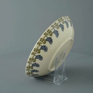 Grapes And Vine Serving Dish Round