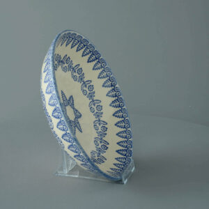 Lacey Blue Serving Dish Round