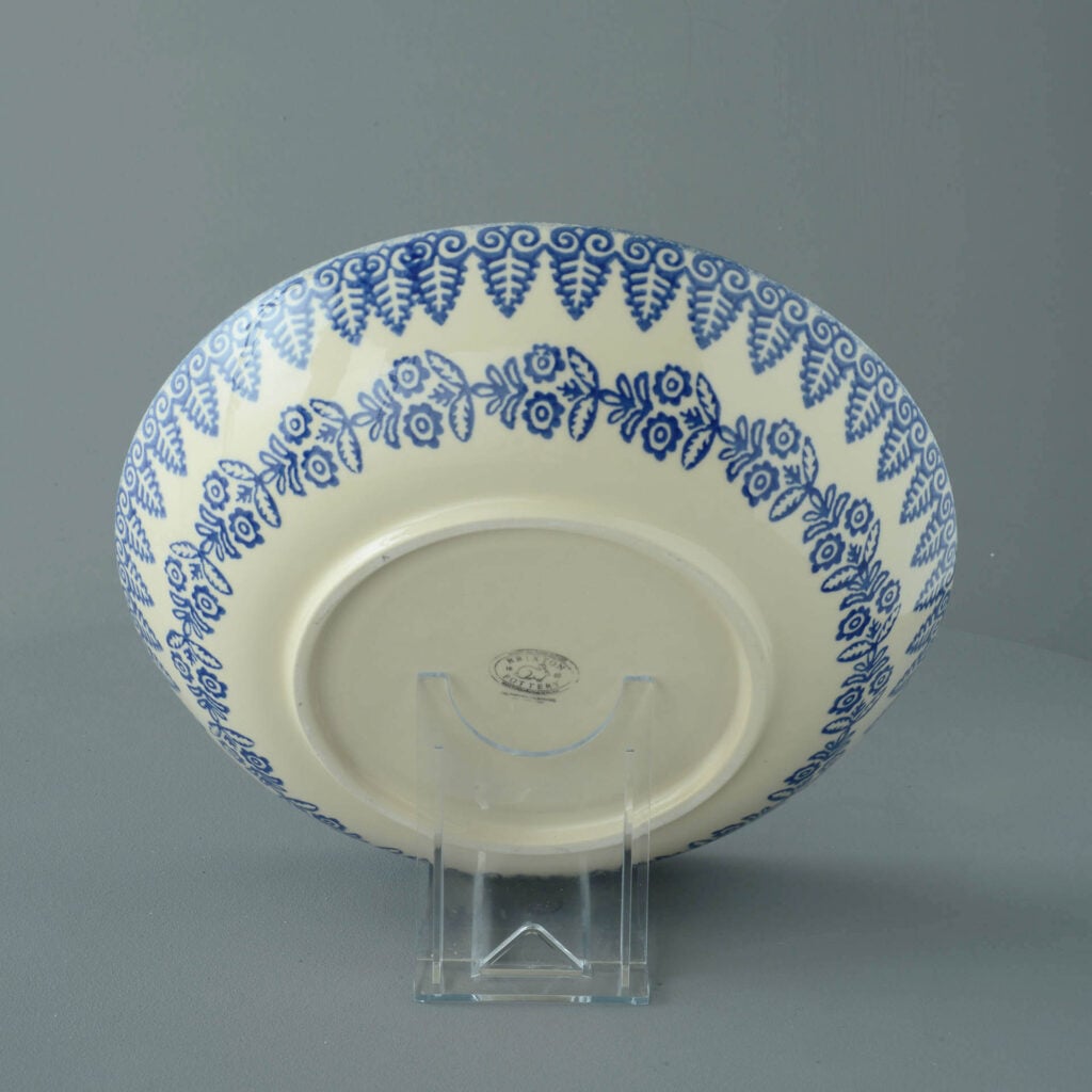 Lacey Blue Serving Dish Round