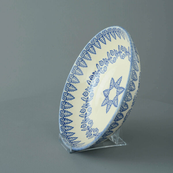 Lacey Blue Serving Dish Round